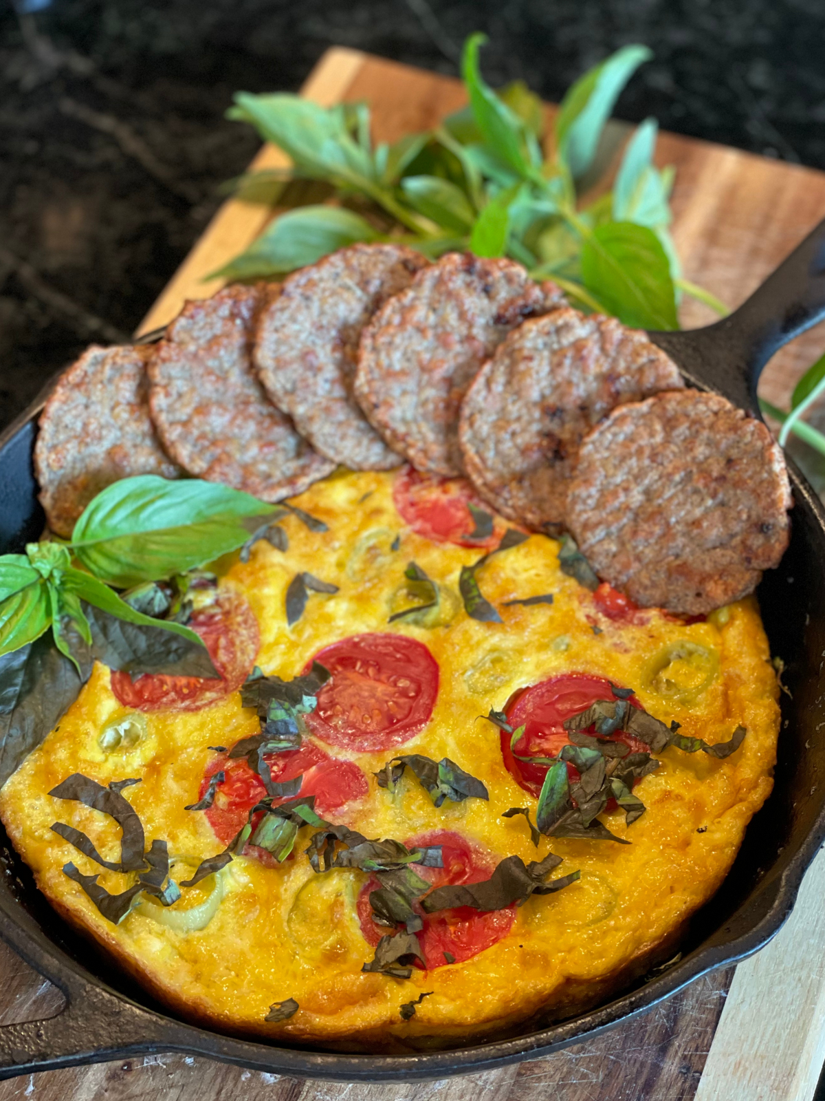 A Caprese Frittata Fit for Any Meal