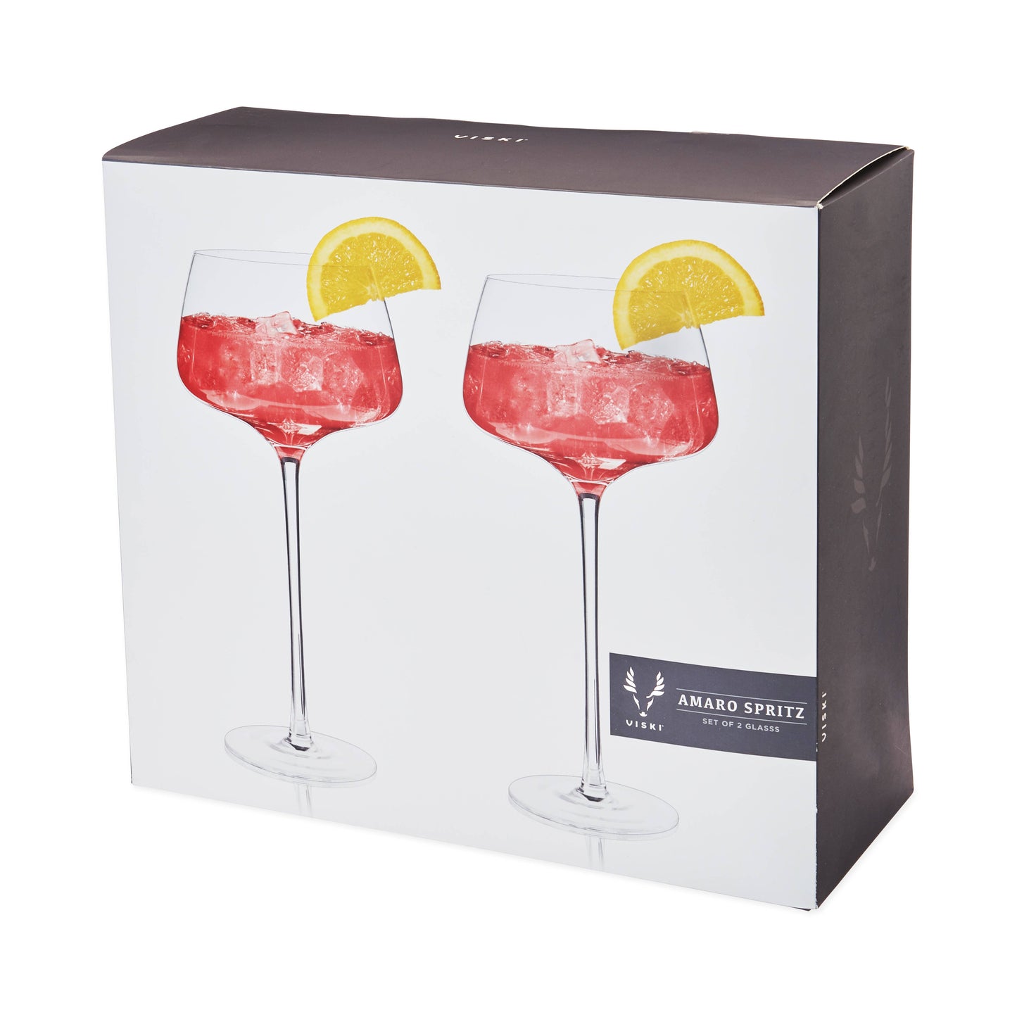 Raye™ Angled Crystal Stemmed Amaro Spritz Glasses