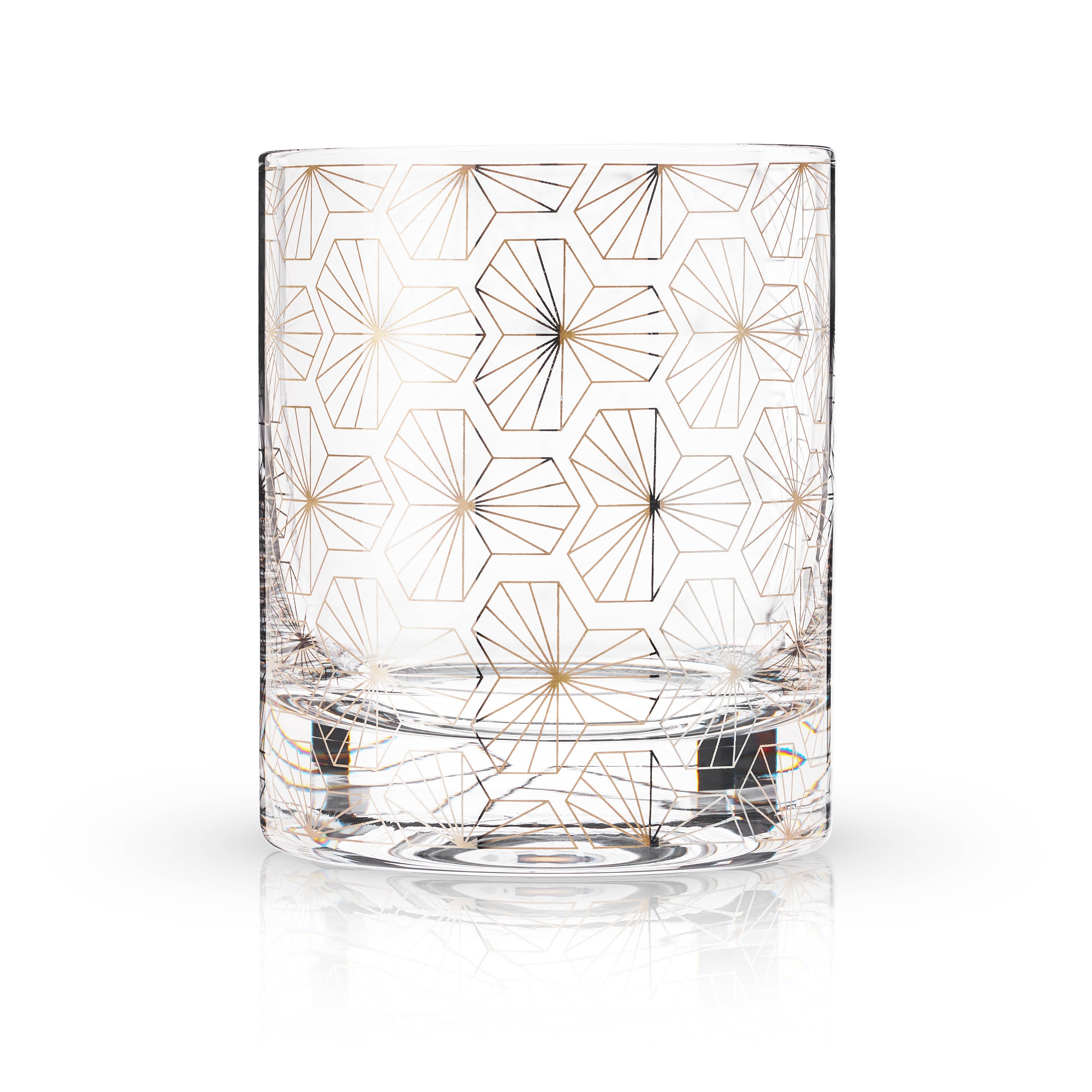 Zenith Deco Rocks Glass