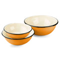 STP - Mustard Enamel Bowl Set of 3
