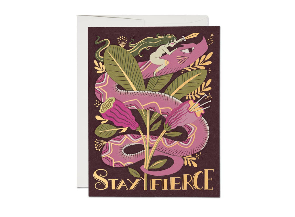 Red Cap Cards - Fierce Snake