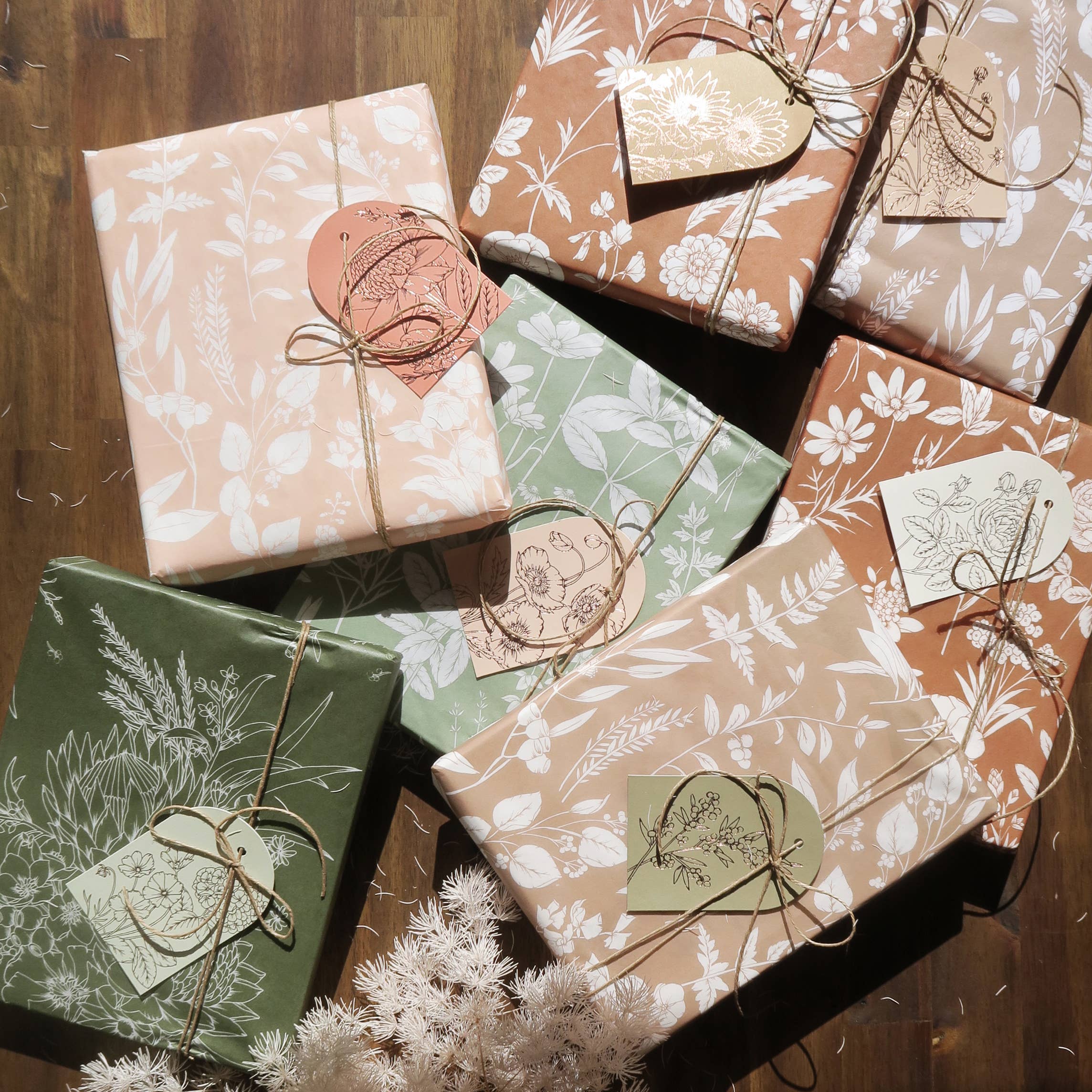 Floral Foiled Gift Tags Mix Pack