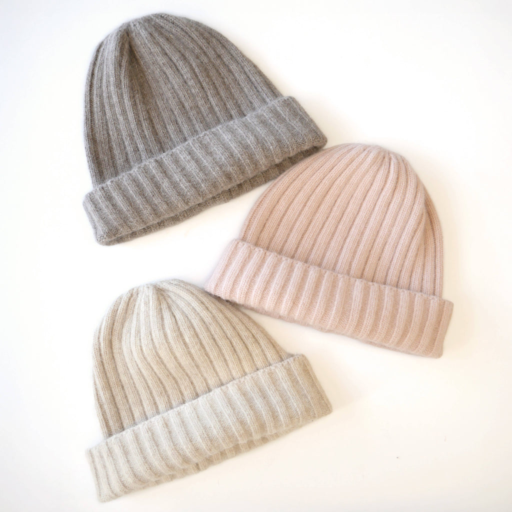 Cozy Angora Wool Knit Beanie