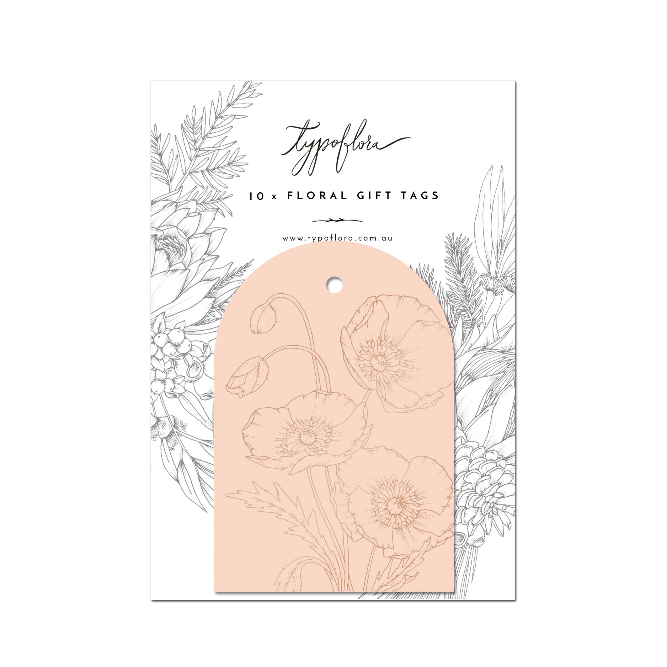 Floral Foiled Gift Tags Mix Pack