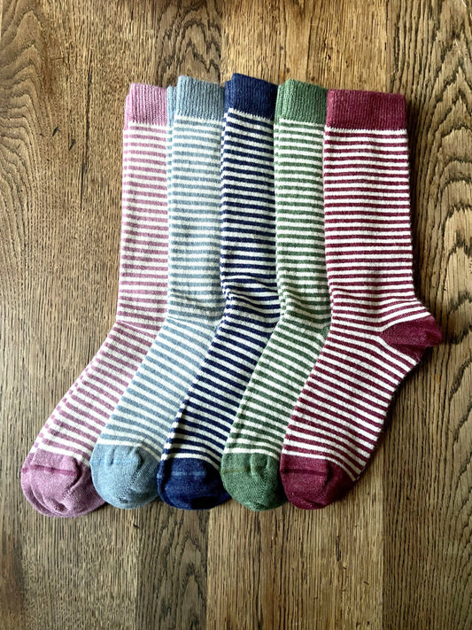 Stripey Alpaca Socks