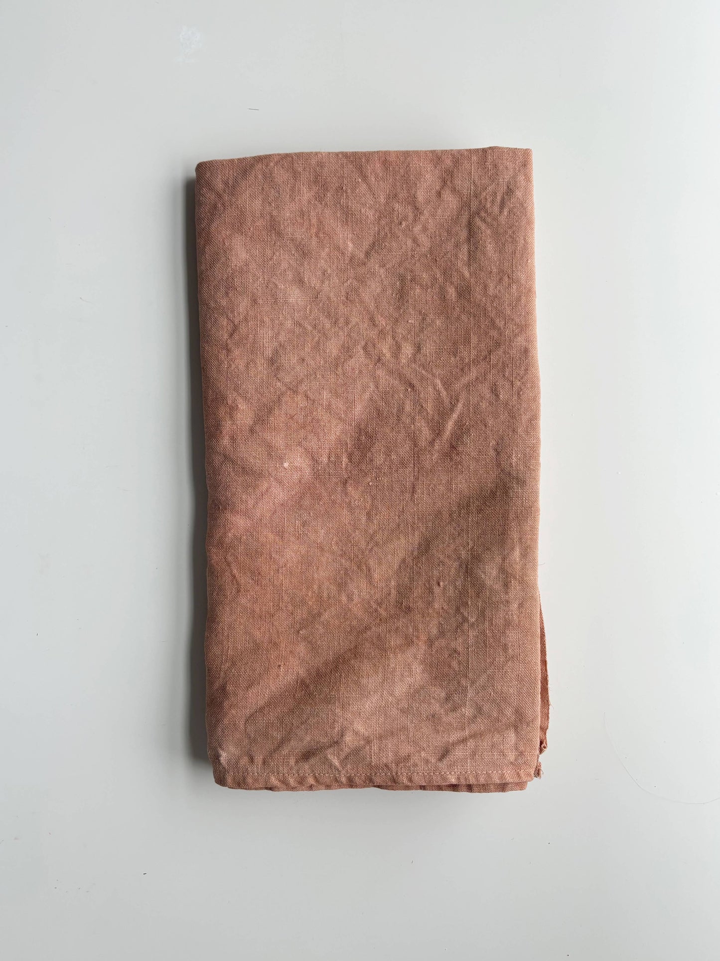 Naturally Dyed Linen Tea Towels: Gold