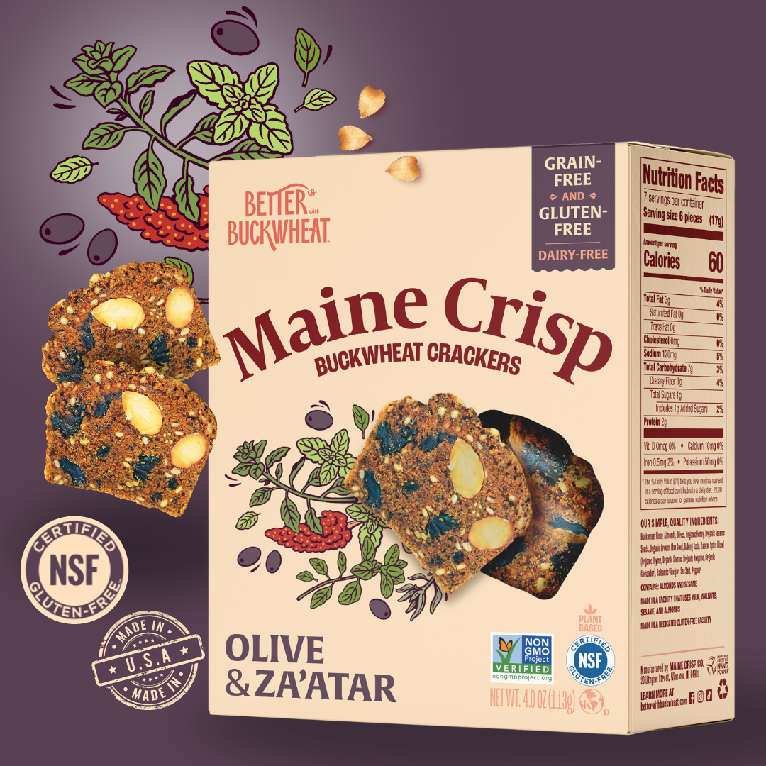 Maine Crisp | Gluten-Free Crackers