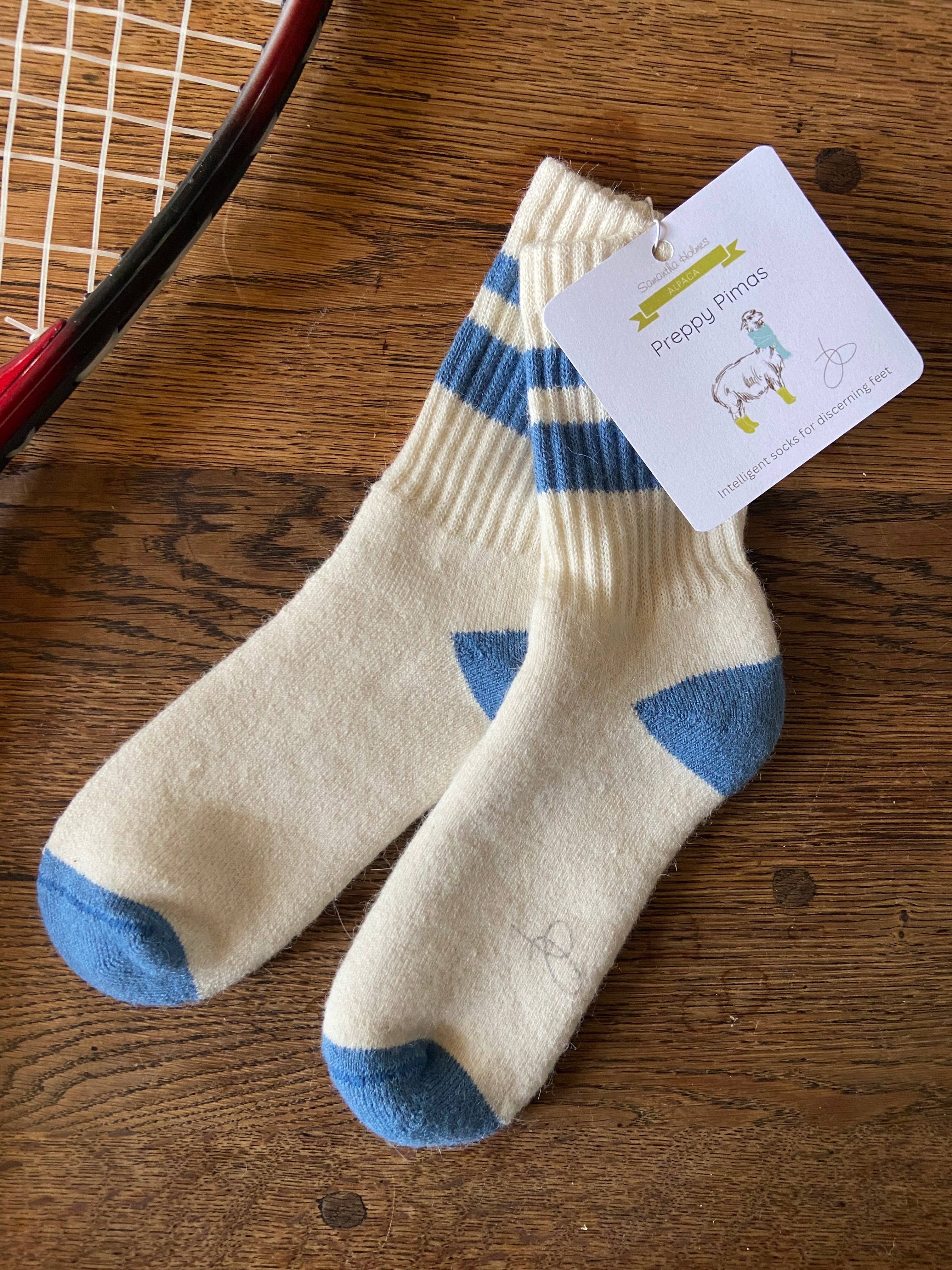Preppy Alpaca Pima Cotton Socks