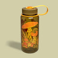 Mustard Beetle - 16oz Toad & Mushrooms, Wide Mouth Nalgene Water Bottle