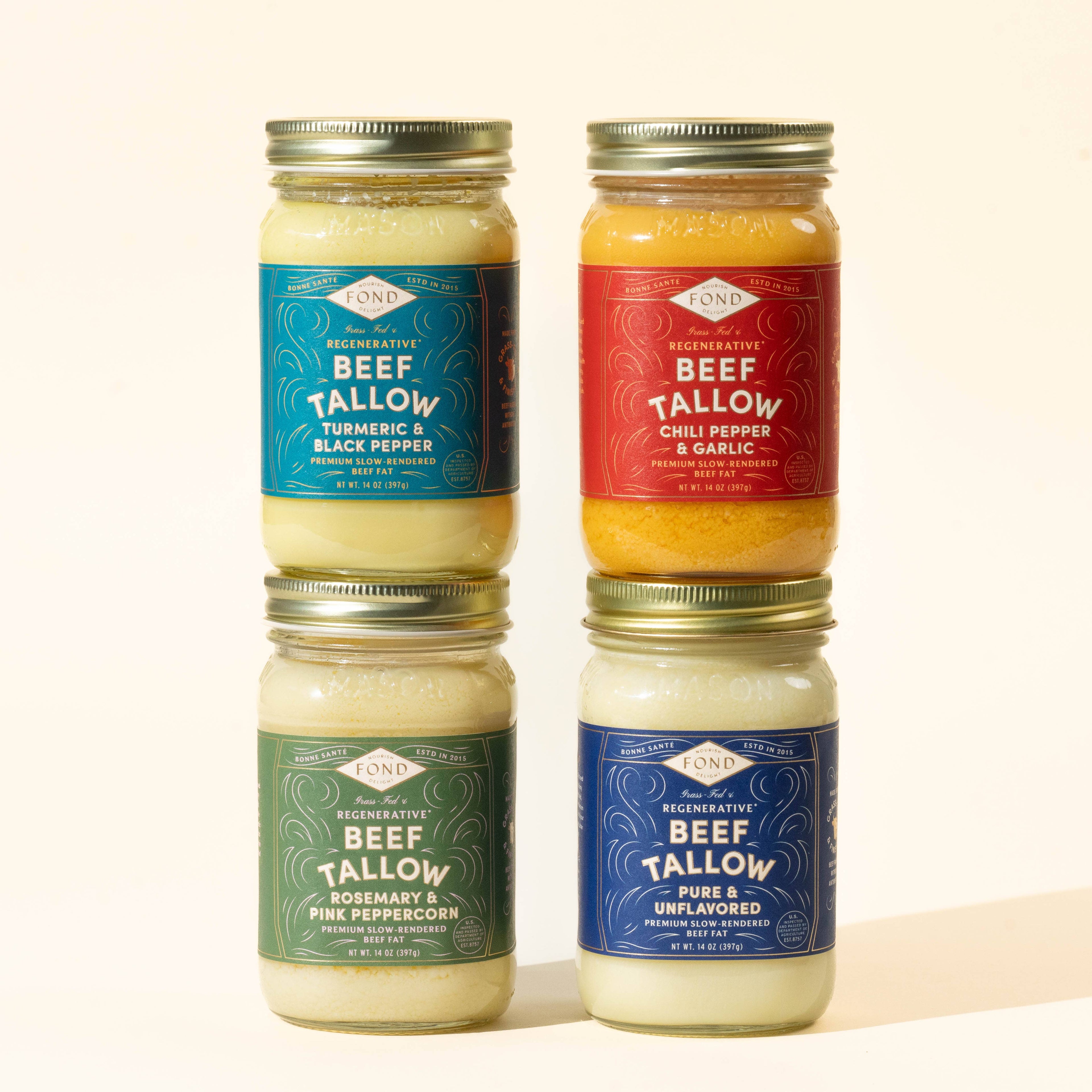 Turmeric & Black Pepper Regenerative Beef Tallow