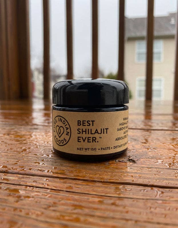 Pure Indian Foods - Best Shilajit Ever - 100% Pure Himalayan Shilajit Resin: 15g