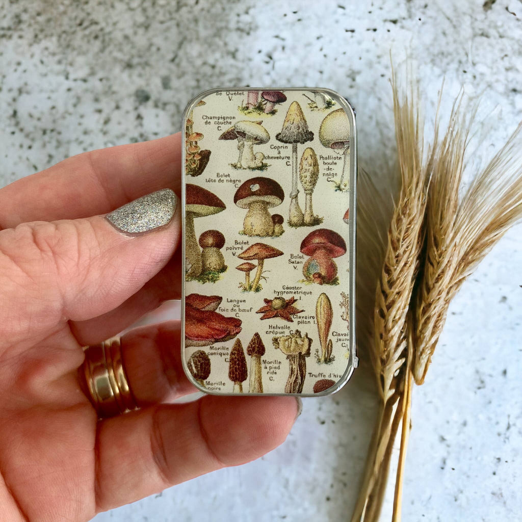 Mushroom Storage Tin: Large