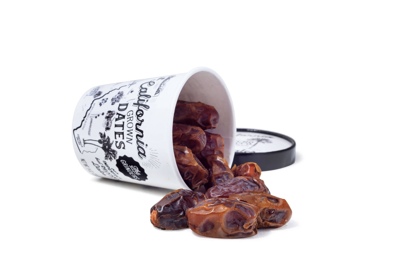 Rancho Meladuco Date Farm - "The Grinders" - 9 oz. cup of the imperfect Medjool Dates: ORGANIC