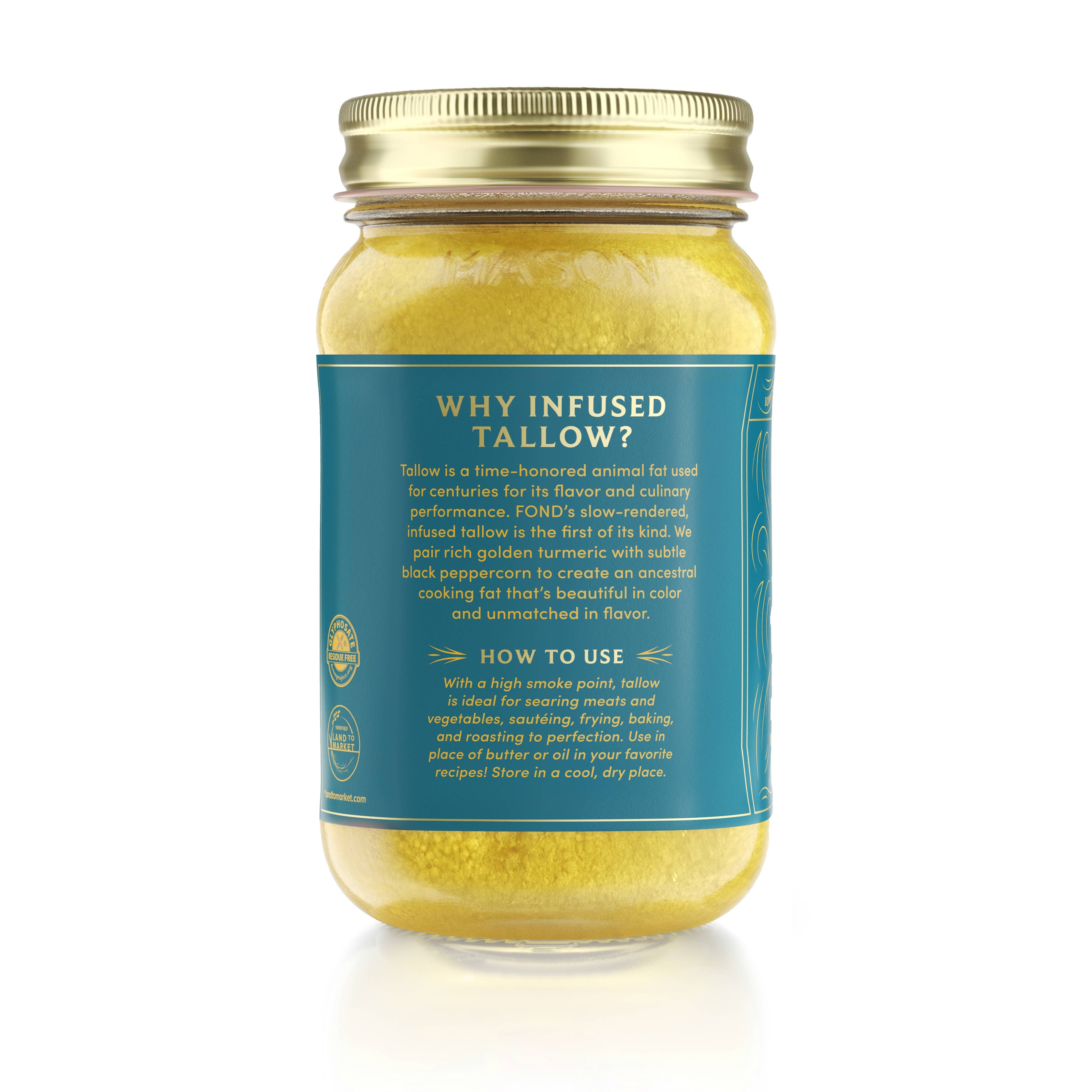 Turmeric & Black Pepper Regenerative Beef Tallow