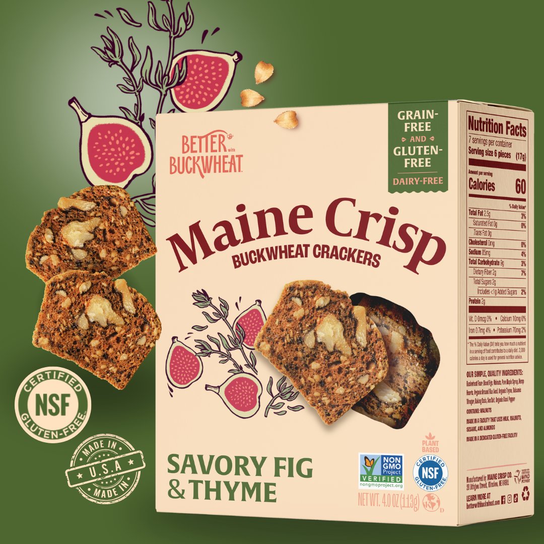 Maine Crisp | Gluten-Free Crackers