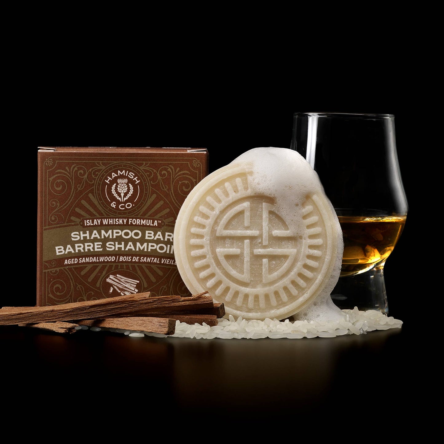 Hamish & Co Aged Sandalwood Shampoo Bar