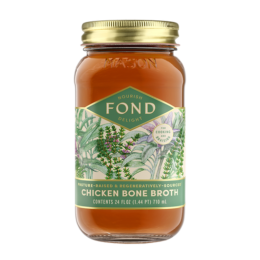 Regenerative Pasture-Raised Herb Chicken Bone Broth