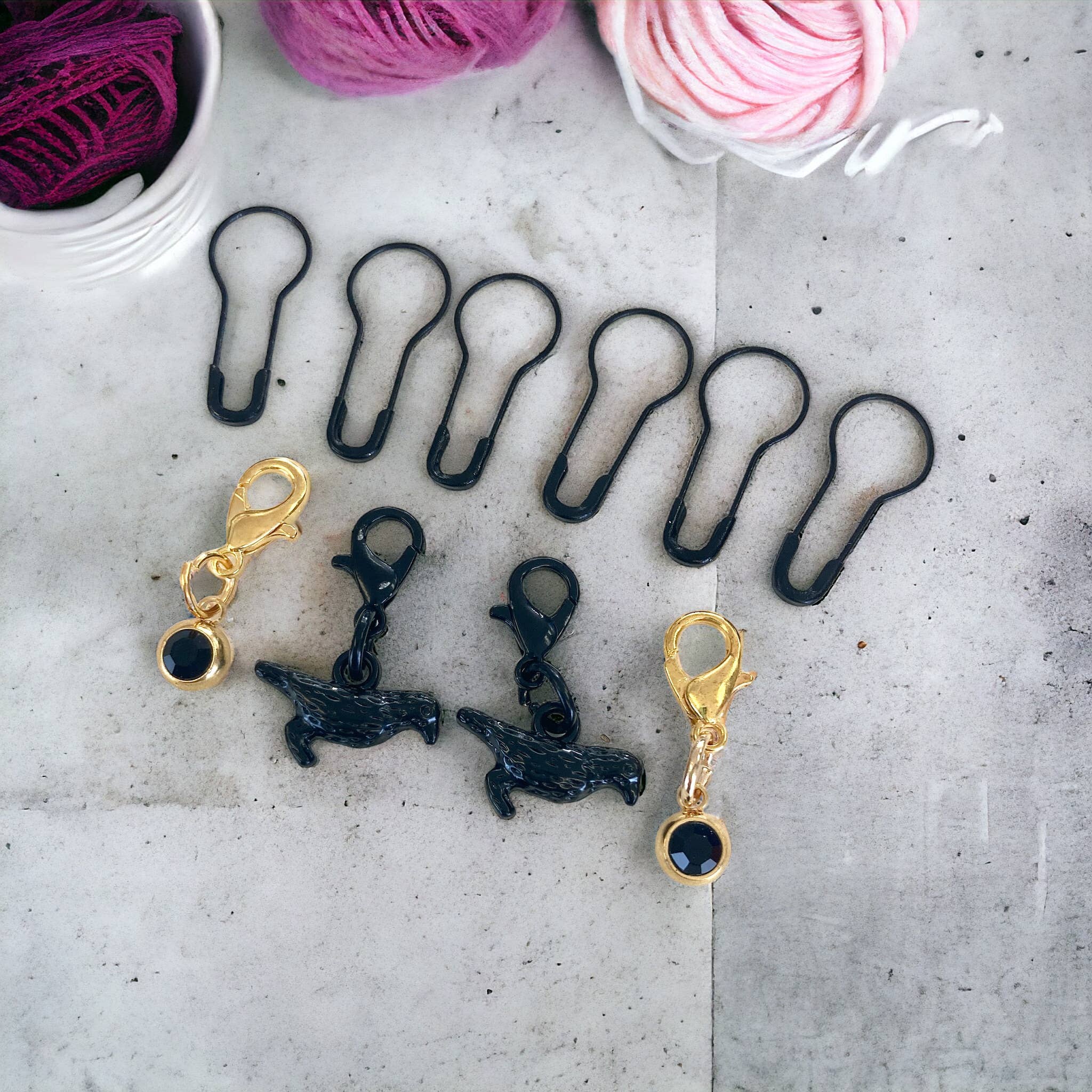 Crow-chet Stitch Marker Pack