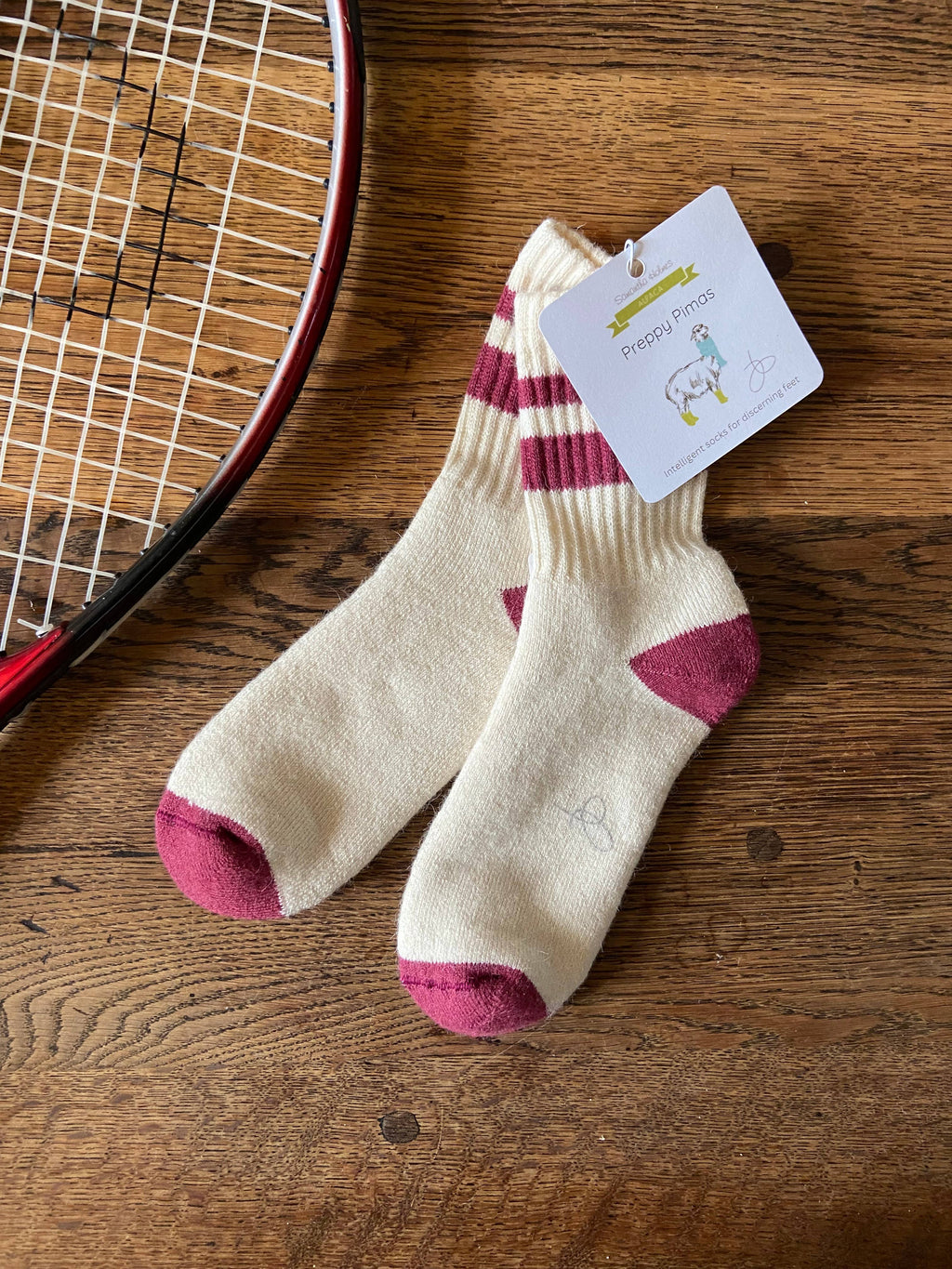 Preppy Alpaca Pima Cotton Socks