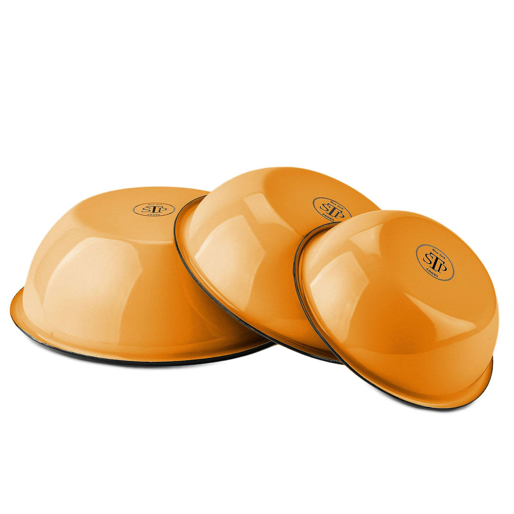 STP - Mustard Enamel Bowl Set of 3