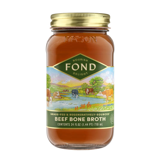 Regenerative Grass-fed Beef Bone Broth