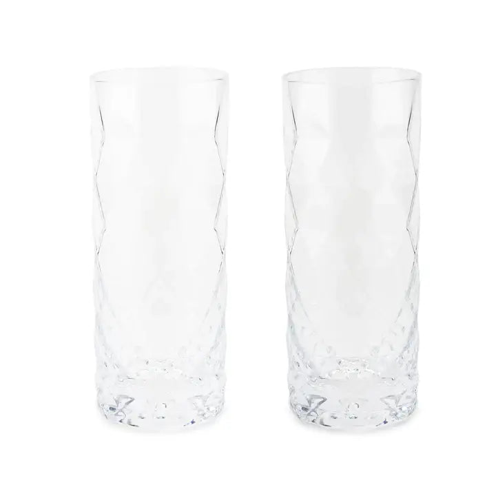 Gem Crystal Highball Tumblers