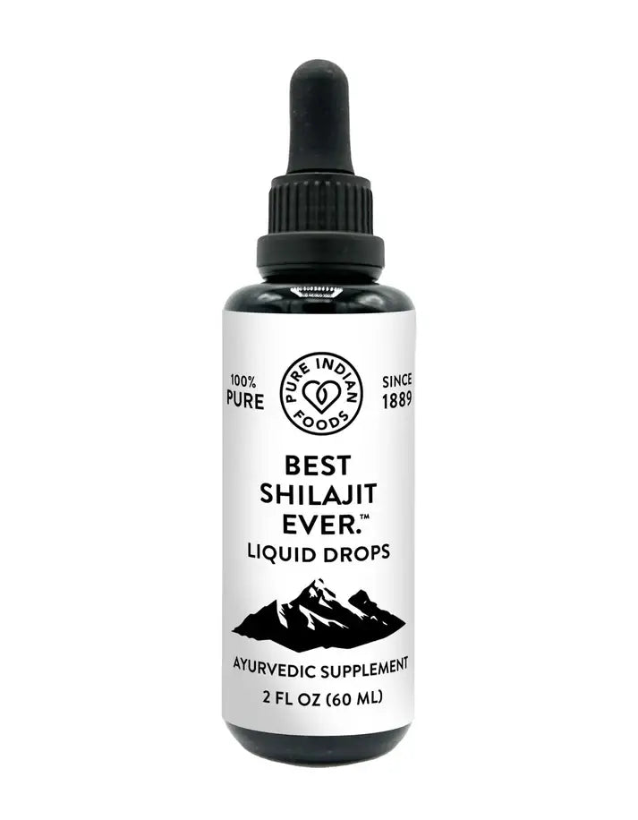Pure Indian Foods - Shilajit Liquid Drops - 2 fl oz