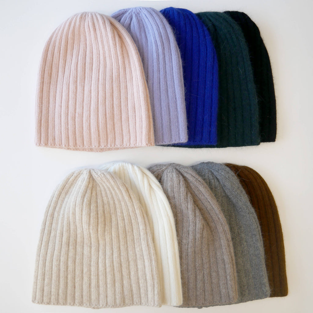 Cozy Angora Wool Knit Beanie