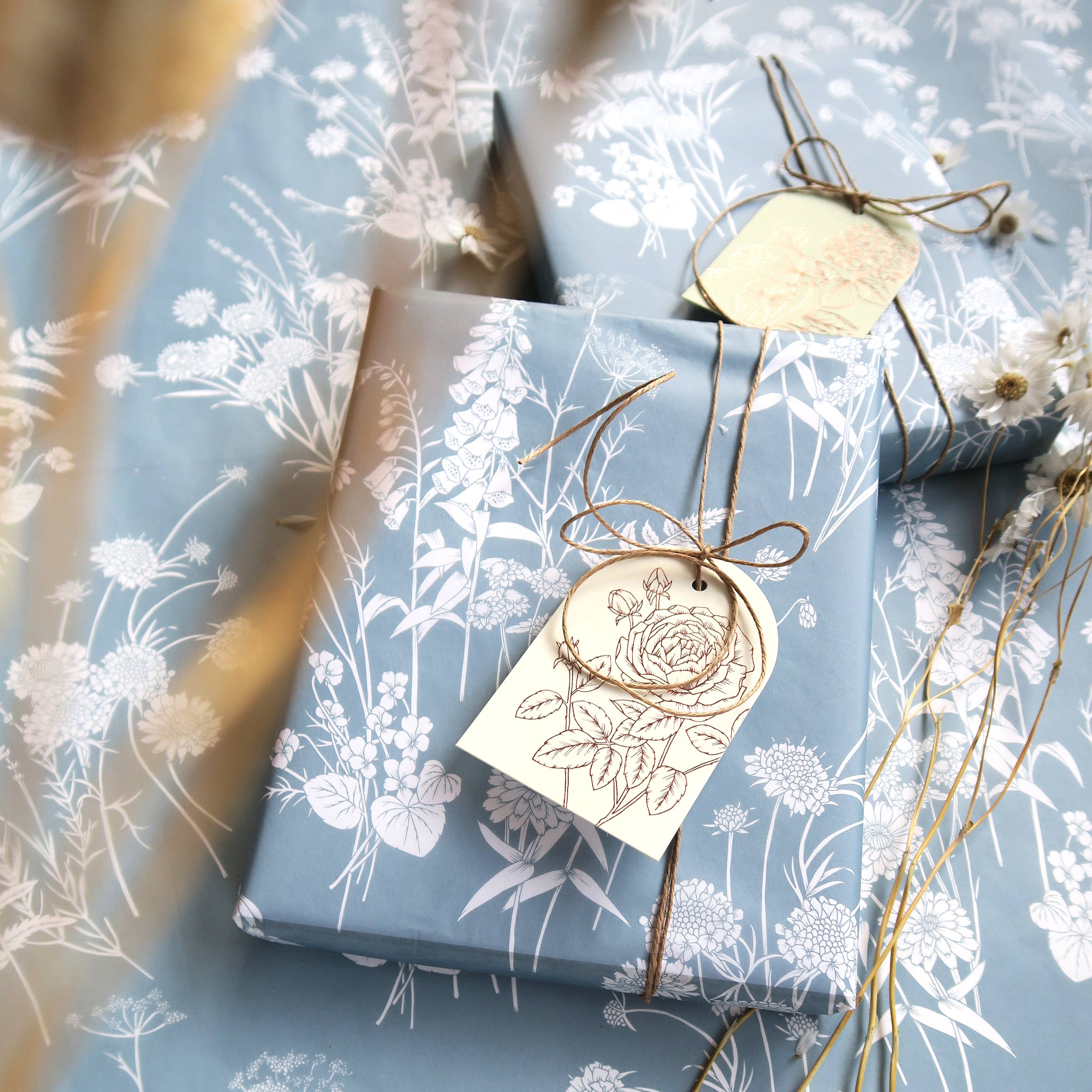 Tissue Paper | Wildflowers in Blue