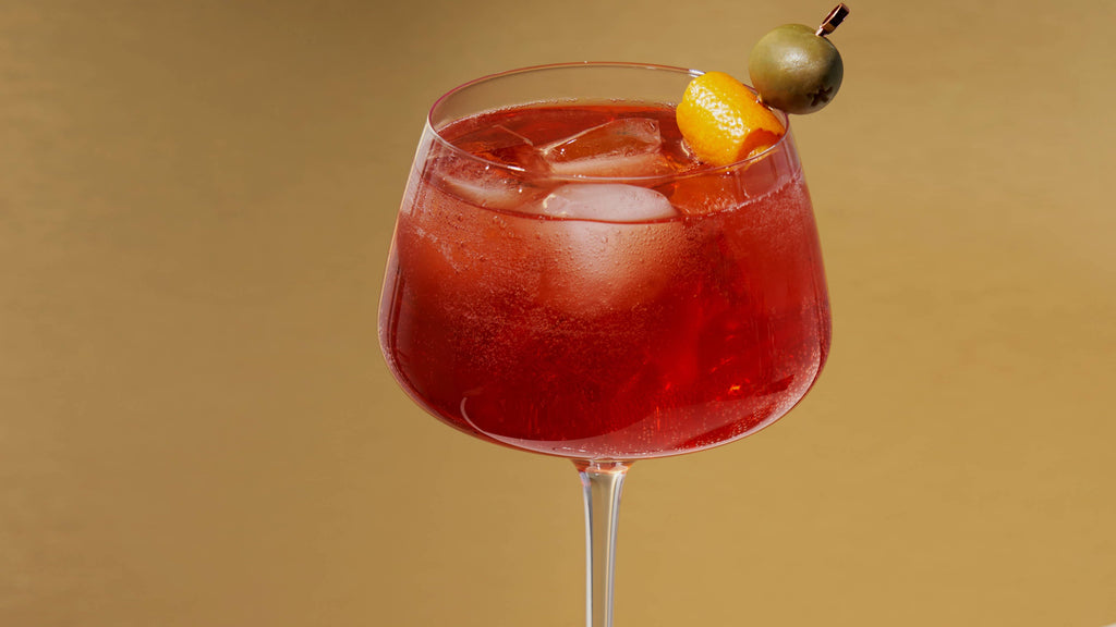 Raye™ Angled Crystal Stemmed Amaro Spritz Glasses