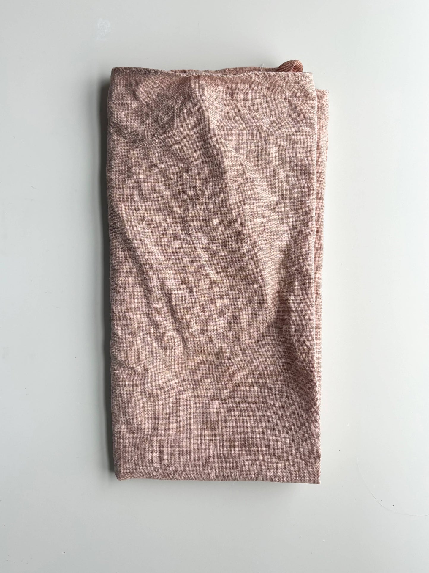 Naturally Dyed Linen Tea Towels: Gold