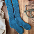 Super Long Alpaca Chunky Rib Sock