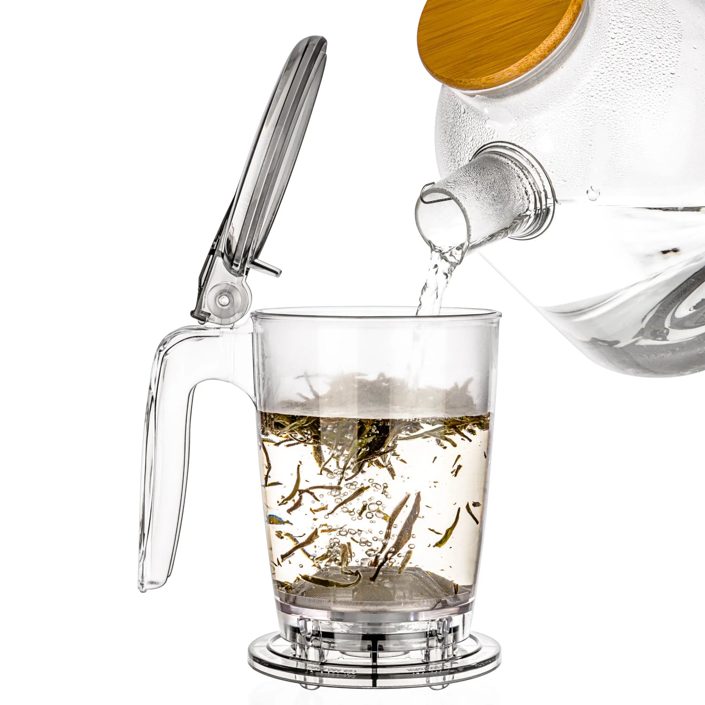 rapidTEA 16oz Bottom Dispensing Tea Infuser