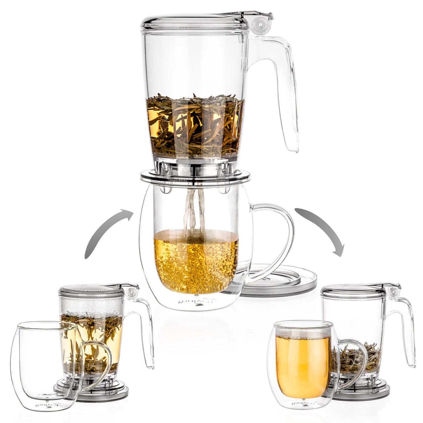 rapidTEA 16oz Bottom Dispensing Tea Infuser